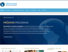 Tablet Screenshot of procagepitt.com